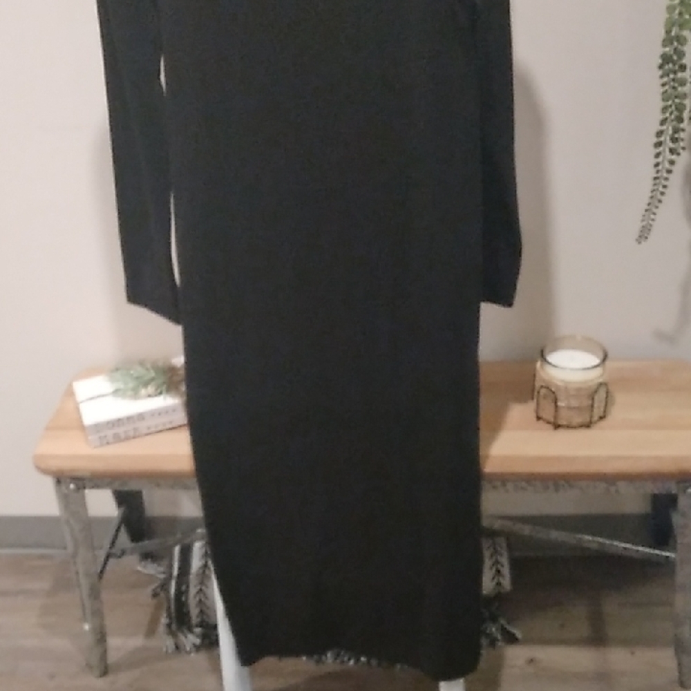 Zara Black Long Sleeve Dress - Picture 3 of 10